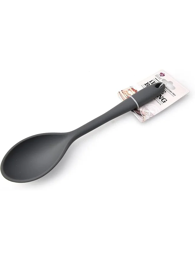 أوركيد ملعقة تقديم سيليكون رمادية 11 بوصة